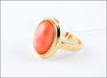 Коралл кольцо Классическое  7*