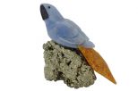 Фигурка Попугай микро из оникса.Вес 40-60 гр.