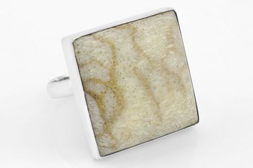 Серебряное кольцо с кораллом 30086 купить в магазине Самоцветы мира
