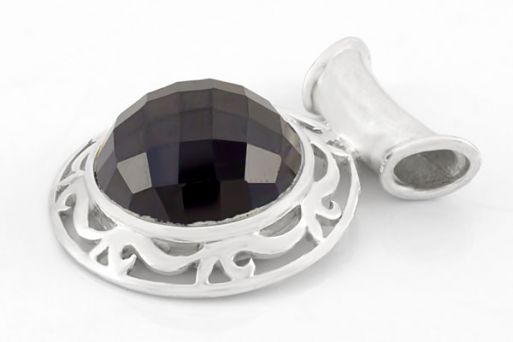 Серебряный кулон с шпинелью 32826 купить в магазине Самоцветы мира