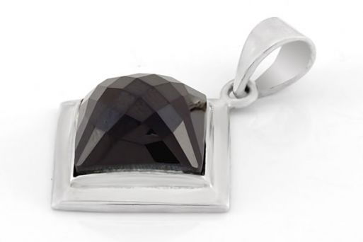 Серебряный кулон с шпинелью 32841 купить в магазине Самоцветы мира