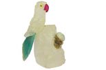 Фигурка попугая из горного хрусталя. Вес 100-130 гр.