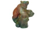 Фигурка из Яшмы Медведь. Вес 950 гр.
