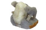 Фигурка медведи из агата. Вес 750 гр.