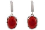 Серьги сердолик 10,2 гр