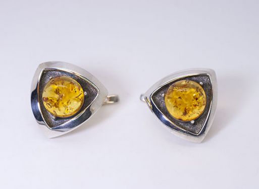 серьги янтарь 11,6-12,1 гр ― Самоцветы мира