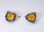 серьги янтарь 11,6-12,1 гр