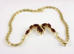 Сердолик колье Большой рис