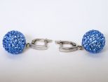 серьги кристалл свар.голуб. 9,2гр*
