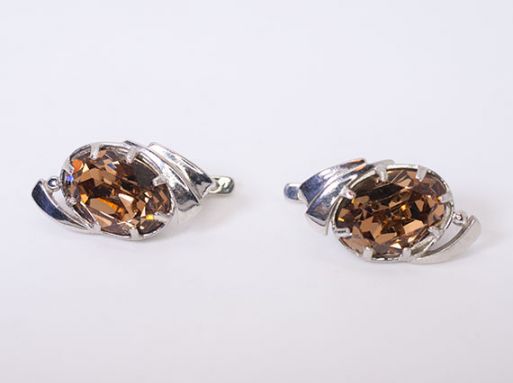 серьги кристалл свар.св.кор. 9,2-9,7гр. ― Самоцветы мира