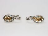 серьги кристалл свар.св.жел. 8,4гр*