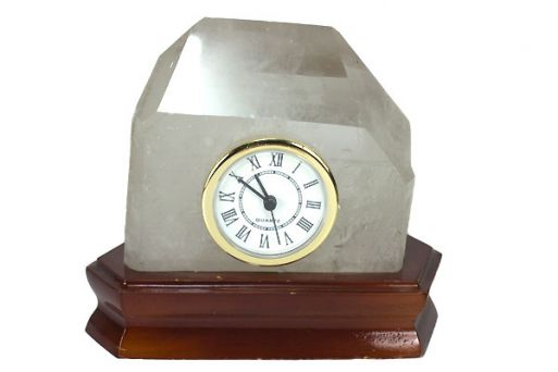 Часы горный хрусталь. Вес 1,700кг ― Самоцветы мира