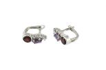 серьги микс CZ 3,6-4,2гр.