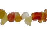 Сердолик бусы голтовка(осколки) 5*10 мм. Длина 50-55 см.