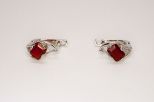 серьги сердолик 4,1гр*