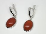 серьги сердолик 5.4гр*