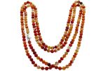 Сердолик бусы шарик 7 мм. Длина 135 см.