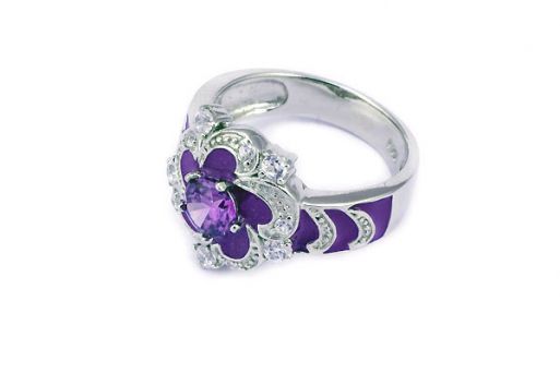 серьги из серебра 925 пробы с Кристаллами Swarovski.