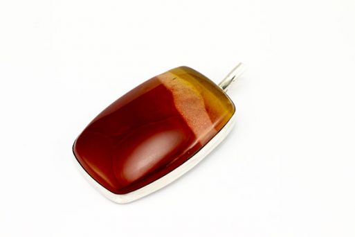 Серебряный кулон с яшмой 50442 купить в магазине Самоцветы мира