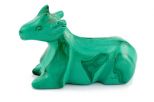 Фигурка из малахита коза 30х40 мм 53917