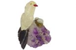 Фигурка сойка из горного хрусталя. Вес 100-130 гр.