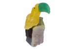 Фигурка тукан микро из оникса.Вес 40-60 гр.