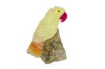 Фигурка попугай микро из оникса.Вес 40-60 гр.