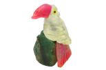 Фигурка тукан микро из офиокальцита.Вес 40-60 гр.