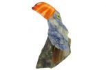 Фигурка тукан микро из лазурита. Вес 40-60 гр.
