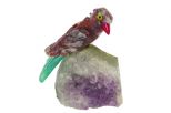 Фигурка сойка микро из яшмы. Вес 40-60 гр.
