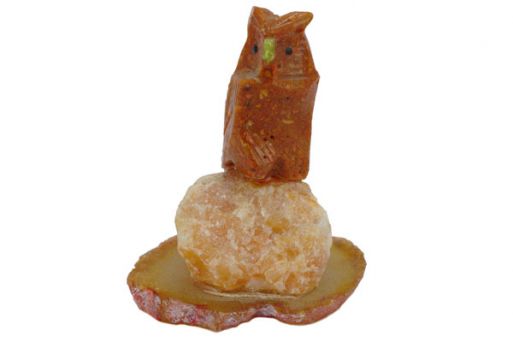 Фигурка сова из оникса. 