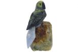 Фигурка Попугай микро из оникса. Вес 40-60 гр.