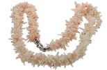 Коралл колье иголочки. Вес 95 гр. Длина 48 см.