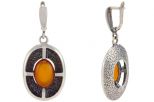 Серьги сердолик. Вес 15,0 гр.