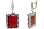 Серьги сердолик. Вес 20,1-22,0 гр.