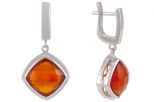 Серьги сердолик. Вес 10,0 гр.