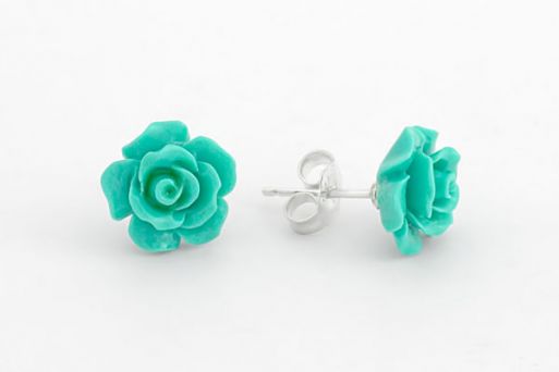 Серьги из серебра с Бирюзой.