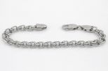 Браслет из серебра бисмарк 19 см 61059