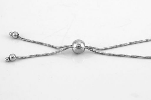 Серебряную цепочку снейк 61072 купить в магазине Самоцветы мира
