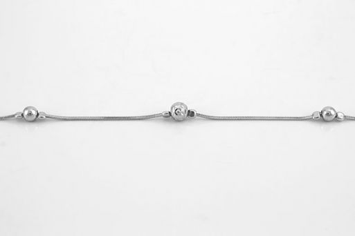 Серебряную цепочку снейк 61073 купить в магазине Самоцветы мира