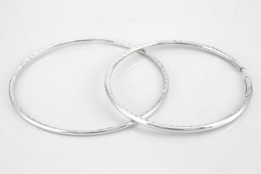 Серебряные серьги конго 61159 купить в магазине Самоцветы мира