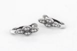 Серьги из серебра с фианитами 61174