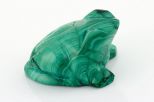 Фигурка из малахита лягушка 20х30х40 мм 61426