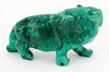 Фигурка из малахита лев 25х45х85 мм 61428